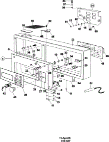 14 - Control Panel parts for Maytag Washer MFS125PFVS from AppliancePartsPros.com