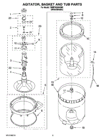 03 - Agitator, Basket And Tub Parts parts for Maytag Washer 7MMPH0080VM0 from AppliancePartsPros.com