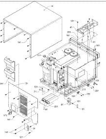 03 - Electrical Components parts for Amana Microwave CRC21T2 / P1304408M from AppliancePartsPros.com