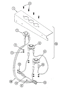 08 - Temp. Sensor Brkt. Assembly (Mlg32pdawx) parts for Maytag Dryer MLG32PDBWA from AppliancePartsPros.com