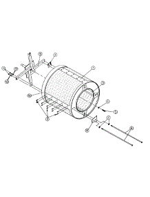 08 - Tumbler  /  Support Assembly parts for Maytag Dryer DG100PN1 from AppliancePartsPros.com