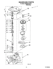 08 - Gearcase Parts parts for Maytag Washer 2DMTW5705TW1 from AppliancePartsPros.com