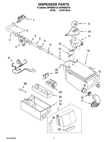04 - Dispenser Parts parts for Maytag Washer MFW9800TK0 from AppliancePartsPros.com