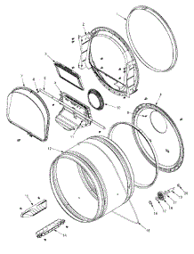 06 - Tumbler parts for Maytag Dryer MLE23PDFYW from AppliancePartsPros.com