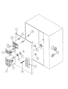 15 - Rear Control Box Assembly (Pn2vw) parts for Maytag Dryer MDG75PN2VW from AppliancePartsPros.com