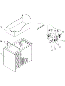 20 - Lint Drawer / Switch Series 11 parts for Maytag Dryer MDG50PNHWQ from AppliancePartsPros.com