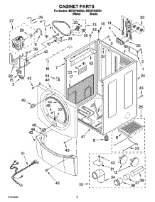 02 - Cabinet Parts parts for Maytag Dryer MED9700SB0 from AppliancePartsPros.com