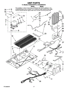 11 - Unit Parts parts for Maytag Refrigerator AC2224GEKW12 from AppliancePartsPros.com