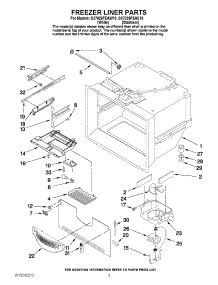 02 - Freezer Liner Parts parts for Maytag Refrigerator G37026FEAW10 from AppliancePartsPros.com