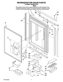 04 - Refrigerator Door Parts parts for Maytag Refrigerator ABC2037DTS14 from AppliancePartsPros.com