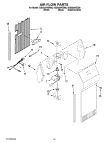 09 - Air Flow Parts parts for Maytag Refrigerator ASD2524VES00 from AppliancePartsPros.com
