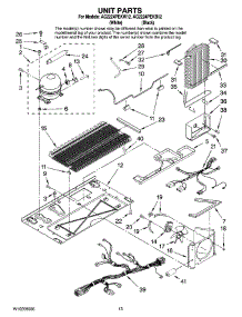 09 - Unit Parts parts for Maytag Refrigerator AC2224PEKW12 from AppliancePartsPros.com