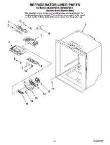 04 - Refrigerator Liner Parts parts for Maytag Refrigerator ABR2222FES12 from AppliancePartsPros.com