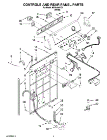 02 - Controls And Rear Panel Parts parts for Maytag Washer NTW4500VQ1 from AppliancePartsPros.com
