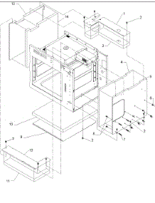 05 - Outer Cabinet Assembly parts for Menu Master Microwave CMM2000C / P1194108M from AppliancePartsPros.com