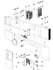 15 - Control Panel-Mc (Series 11) parts for Maytag Washer MFR25MCAVS from AppliancePartsPros.com