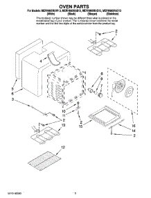 03 - Oven Parts parts for Maytag Range MERH865RAS13 from AppliancePartsPros.com