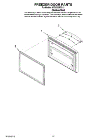 08 - Freezer Door Parts, Optional Parts parts for Maytag Refrigerator AFD2535FES12 from AppliancePartsPros.com