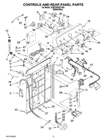 02 - Controls And Rear Panel Parts parts for Maytag Washer 3UMTW5955TW0 from AppliancePartsPros.com