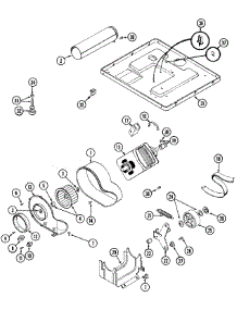 07 - Motor Drive parts for Maytag Dryer MDE11MNAGW from AppliancePartsPros.com