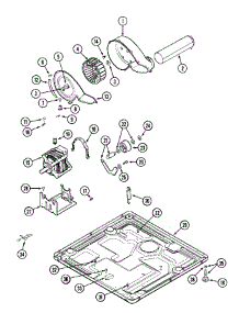 10 - Motor Drive parts for Maytag Dryer MLE23PDAGW from AppliancePartsPros.com
