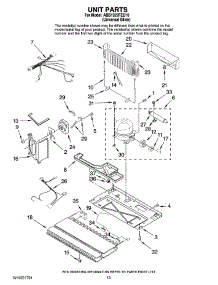 07 - Unit Parts parts for Maytag Refrigerator ABB1922FED10 from AppliancePartsPros.com