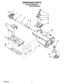 04 - Dispenser Parts parts for Maytag Washer MHWZ600TE01 from AppliancePartsPros.com