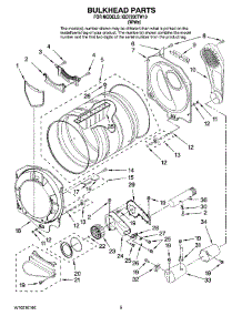 03 - Bulkhead Parts parts for Maytag Dryer IGD7200TW10 from AppliancePartsPros.com
