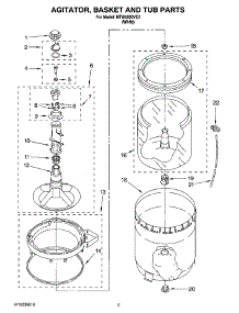 03 - Agitator, Basket And Tub Parts parts for Maytag Washer NTW4500VQ1 from AppliancePartsPros.com