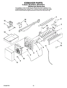 08 - Icemaker Parts, Optional Parts (Not Included) parts for Maytag Refrigerator ABR2222FES12 from AppliancePartsPros.com