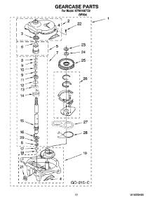 08 - Gearcase Parts, Optional Parts (Not Included) parts for Maytag Washer NTW5100TQ2 from AppliancePartsPros.com