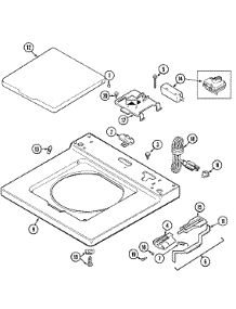 09 - Top parts for Maytag Washer MAT12CSAAL from AppliancePartsPros.com