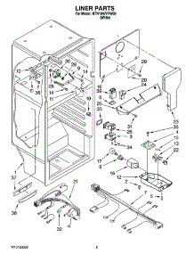 03 - Liner Parts parts for Maytag Refrigerator MTN1842VRW00 from AppliancePartsPros.com