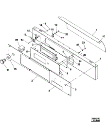 07 - Control Panel (Pn) parts for Maytag Washer MFR40PNCTS from AppliancePartsPros.com