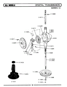 08 - Orbital Transmission (Series 10) parts for Maytag Washer GA25CME from AppliancePartsPros.com
