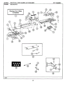 09 - Maytag Coin Slide-Accessory parts for Maytag Dryer LDG19CS from AppliancePartsPros.com