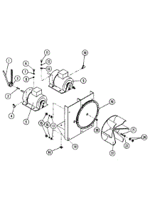17 - Motor & Mount Assembly (Pn2v) parts for Maytag Dryer MDG75PN1AW from AppliancePartsPros.com