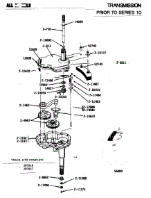 07 - Transmission (Series 00) parts for Maytag Washer A25CM from AppliancePartsPros.com