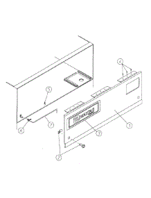 18 - Control Door Assembly parts for Maytag Dryer MDG120P1HW from AppliancePartsPros.com
