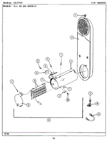 07 - Heater parts for Maytag Dryer MDE26DAADL from AppliancePartsPros.com