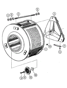 10 - Inner Basket parts for Maytag Washer MFX100PAVS from AppliancePartsPros.com