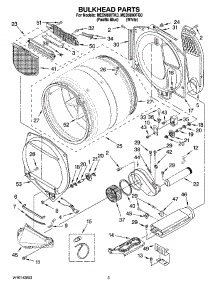 03 - Bulkhead Parts parts for Maytag Dryer MED9800TQ0 from AppliancePartsPros.com