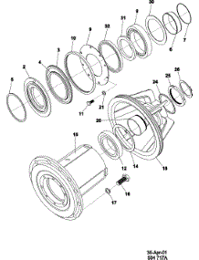 06 - Trunnion And Bearing Asy parts for Maytag Washer MFS50PNFVS from AppliancePartsPros.com