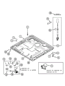 14 - Base (Washer) parts for Maytag Dryer MLG19PRAXW from AppliancePartsPros.com