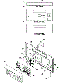 03 - Panels, Front And Control parts for Maytag Dryer MLG33PDSWS from AppliancePartsPros.com