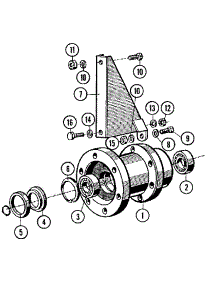 09 - Bearings & Trunnion Assy. (Series 10) parts for Maytag Washer MFR18MCAVS from AppliancePartsPros.com