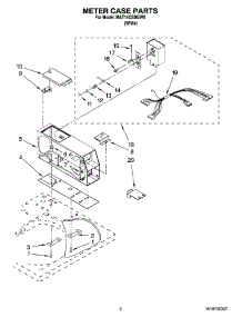 03 - Meter Case Parts parts for Maytag Washer MAT14CSBGW0 from AppliancePartsPros.com