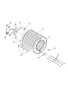 09 - Basket (Tumbler) Support Assembly parts for Maytag Dryer MDG170P1HW from AppliancePartsPros.com