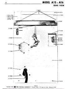 04 - Rear View parts for Maytag Washer A15CM from AppliancePartsPros.com