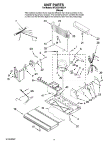 05 - Unit Parts parts for Maytag Refrigerator MFD2561HEQ14 from AppliancePartsPros.com
